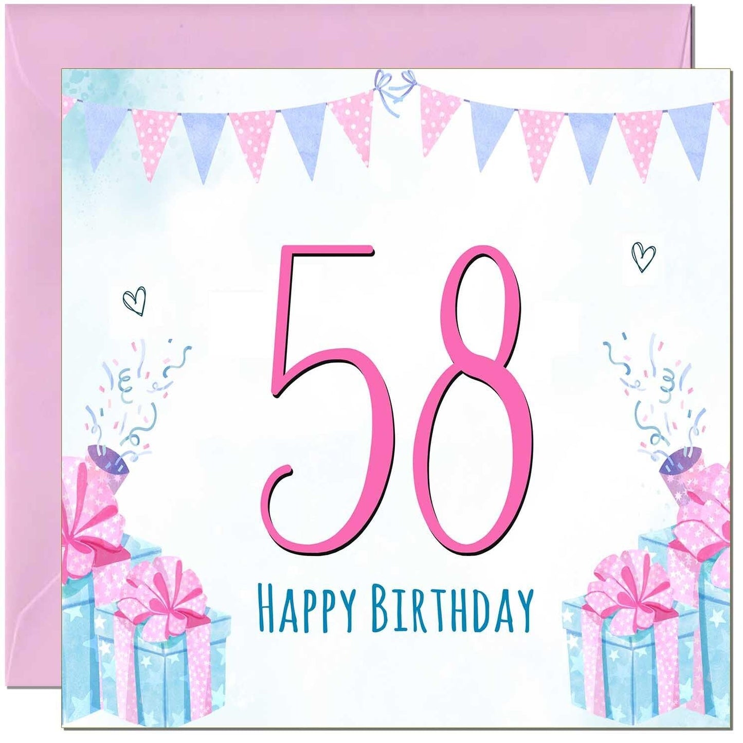 Womens Birthday Card for Ladies Shabby Chic