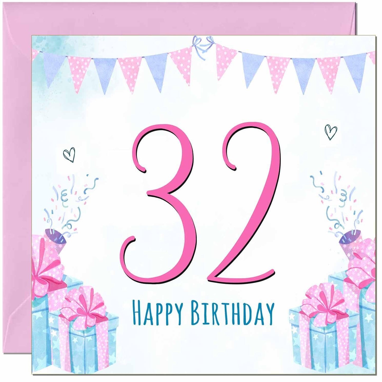 Womens Birthday Card for Ladies Shabby Chic