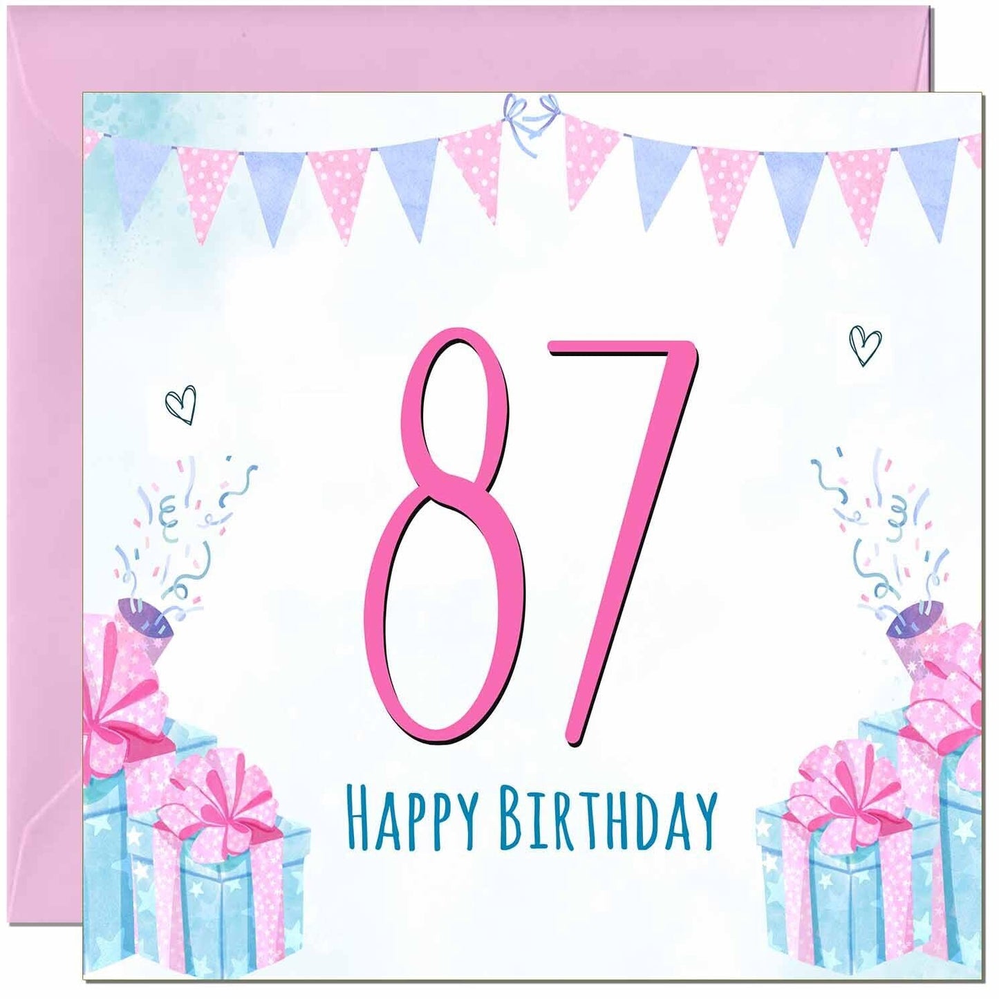 Womens Birthday Card for Ladies Shabby Chic