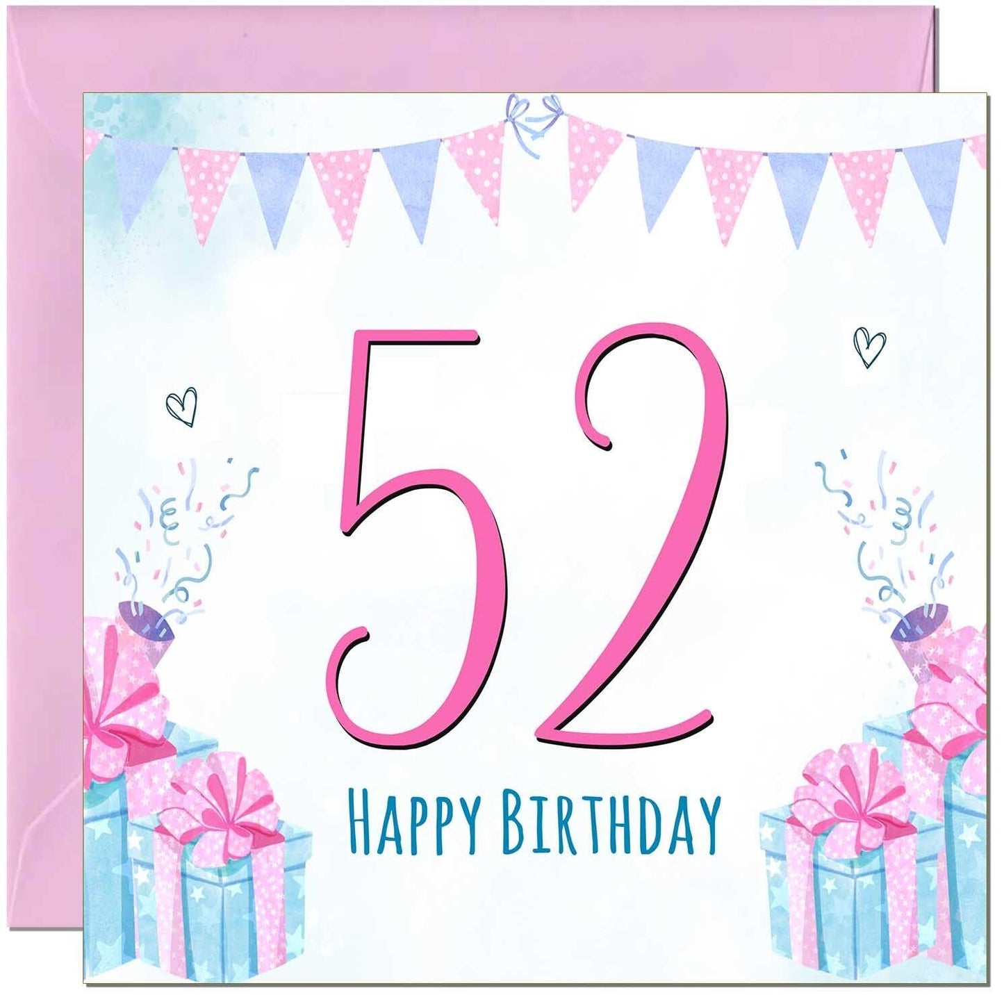 Womens Birthday Card for Ladies Shabby Chic