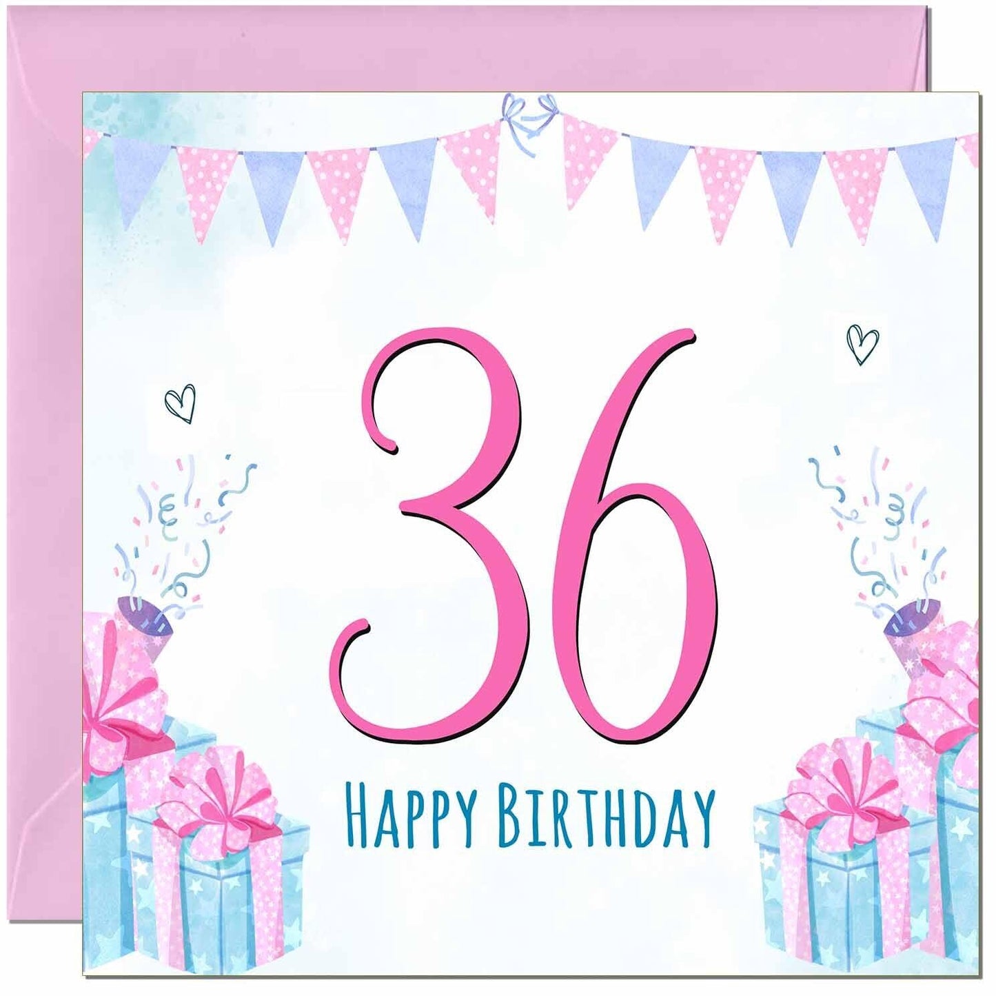 Womens Birthday Card for Ladies Shabby Chic