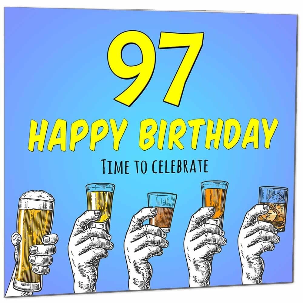 Birthday Card for Men Him Beer Drinks Men's