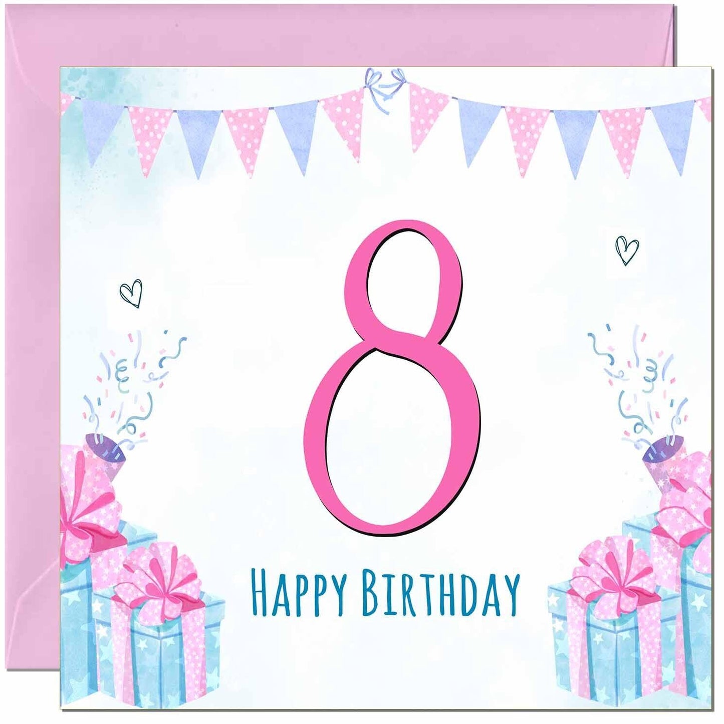 Womens Birthday Card for Ladies Shabby Chic