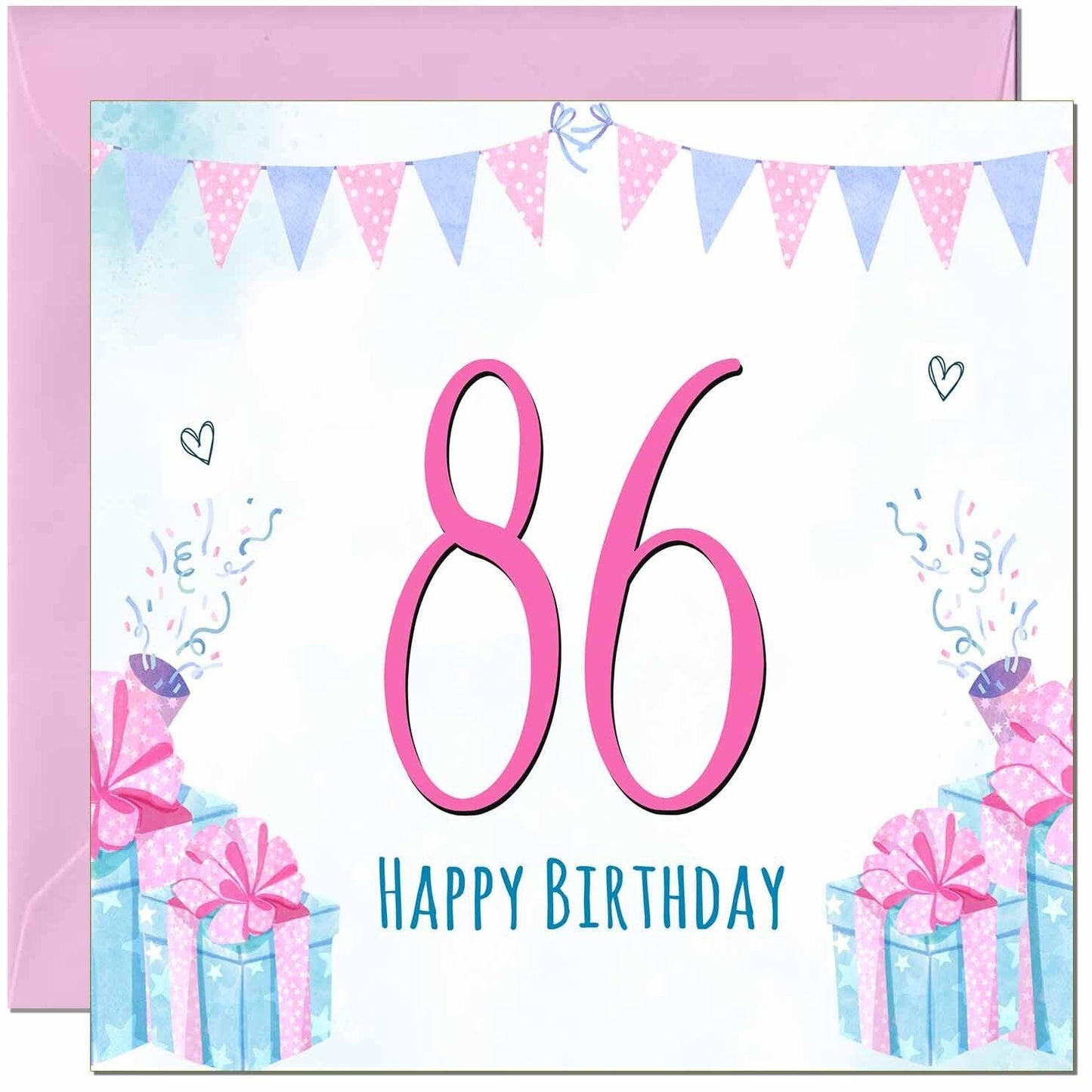 Womens Birthday Card for Ladies Shabby Chic
