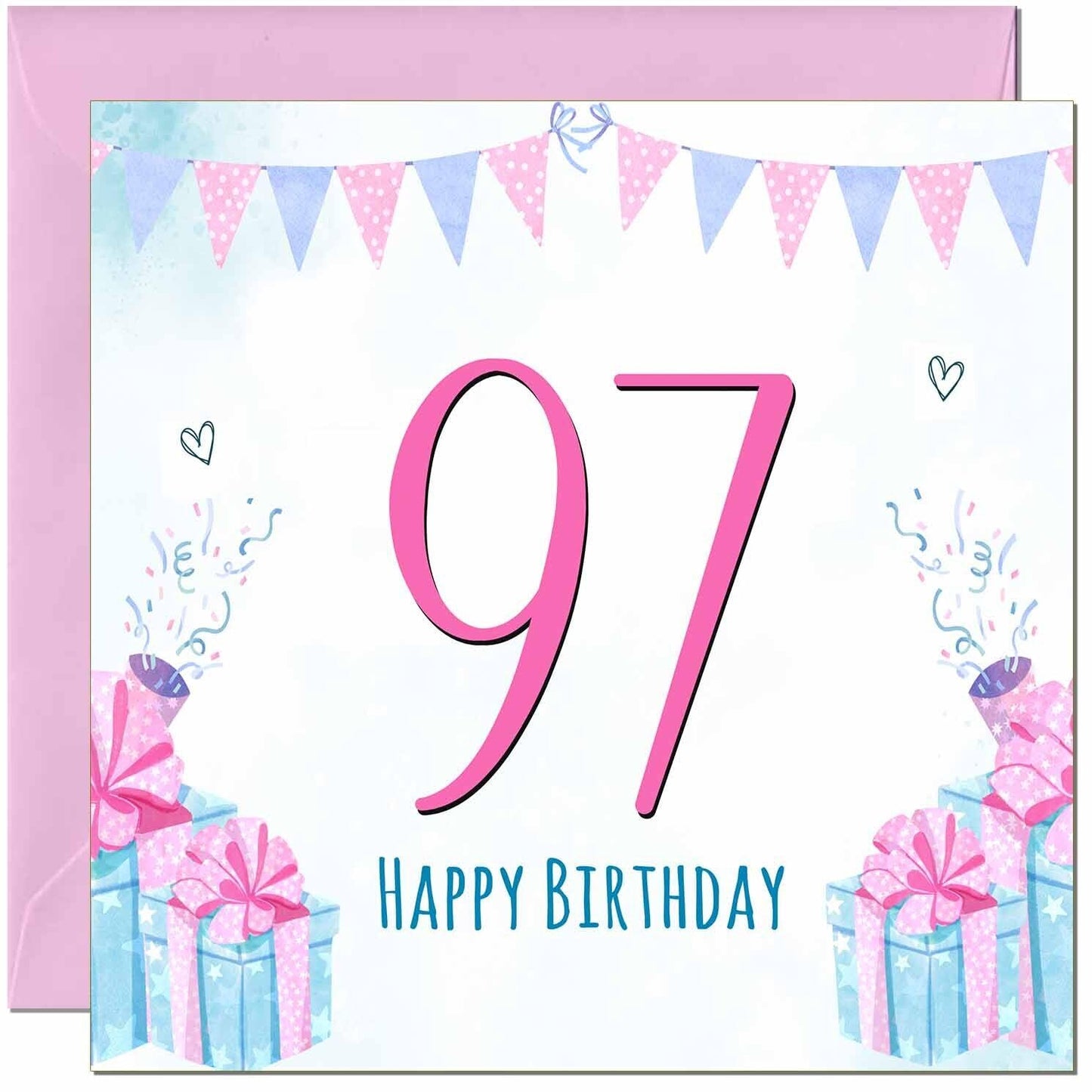 Womens Birthday Card for Ladies Shabby Chic