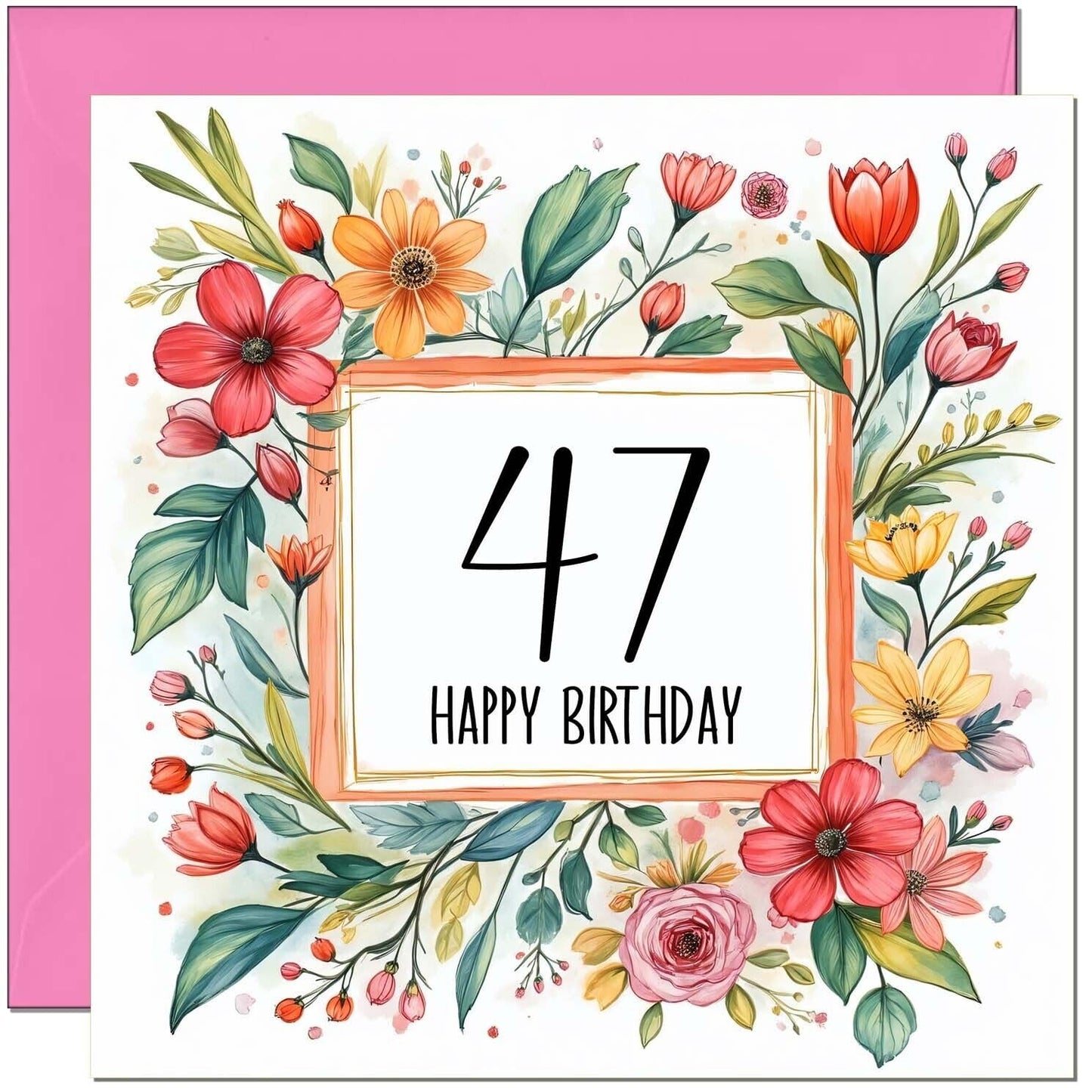 Birthday Card for Women - Any Age - Floral