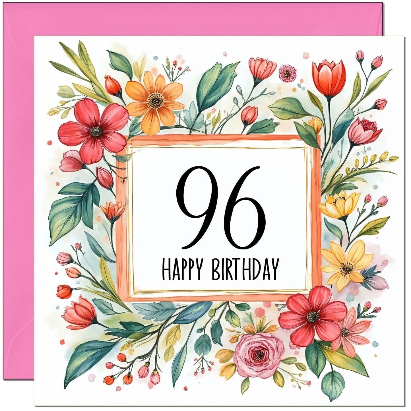 Birthday Card for Women - Any Age - Floral