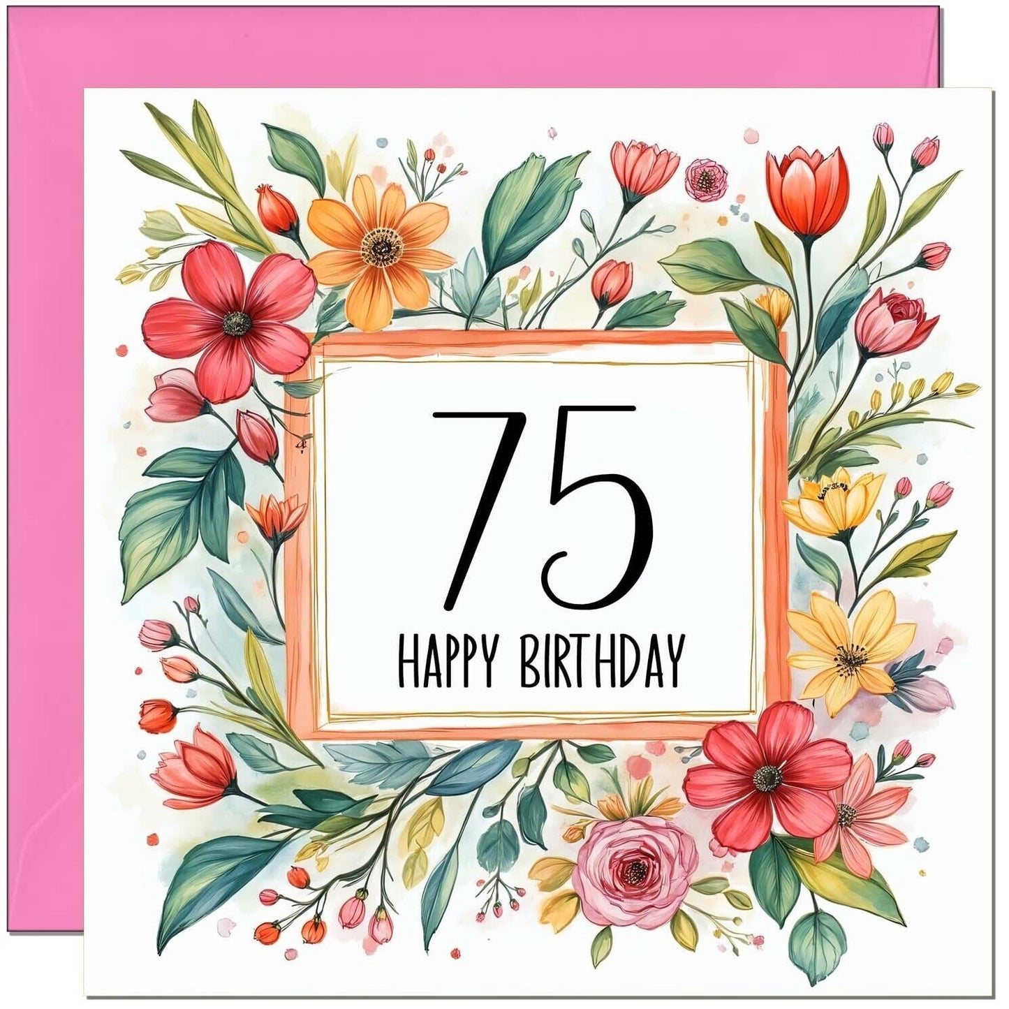 Birthday Card for Women - Any Age - Floral