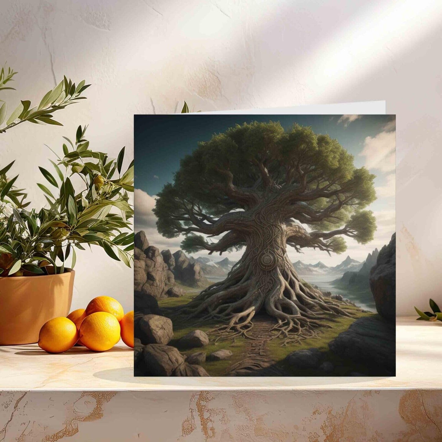 Tree of Life Greeting Card - Nature 145mm x 145mm