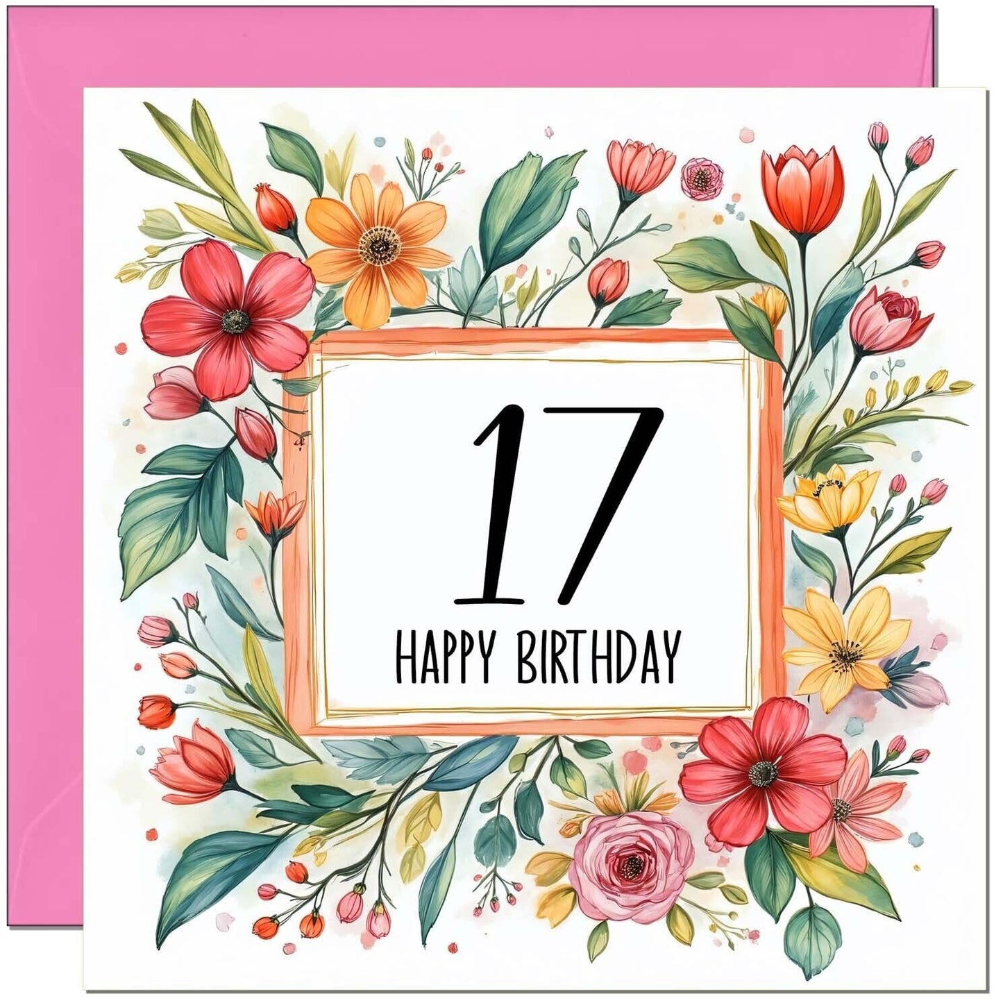 Birthday Card for Women - Any Age - Floral