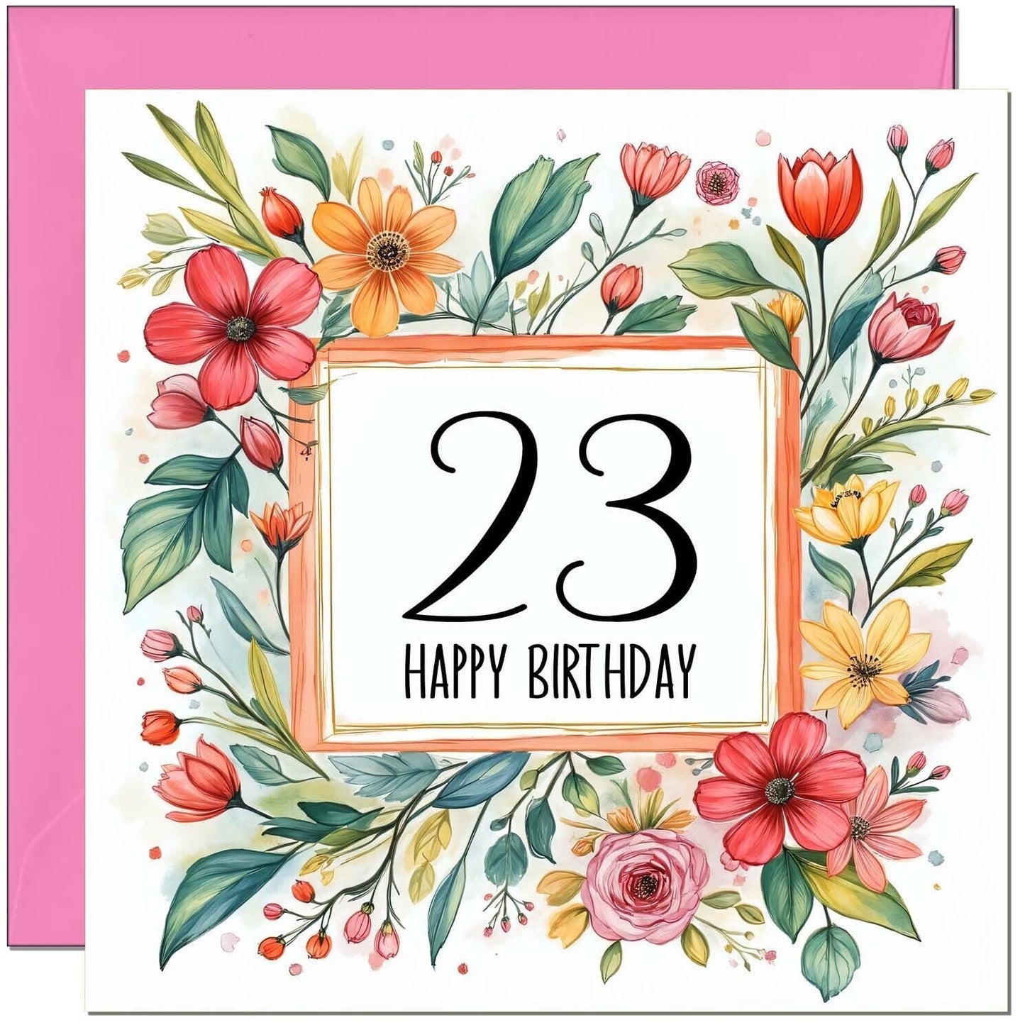 Birthday Card for Women - Any Age - Floral