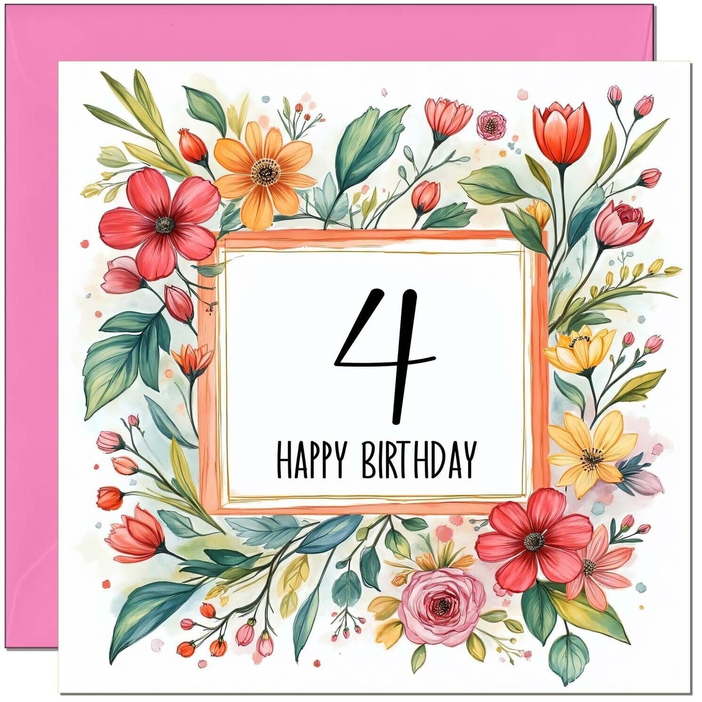 Birthday Card for Women - Any Age - Floral
