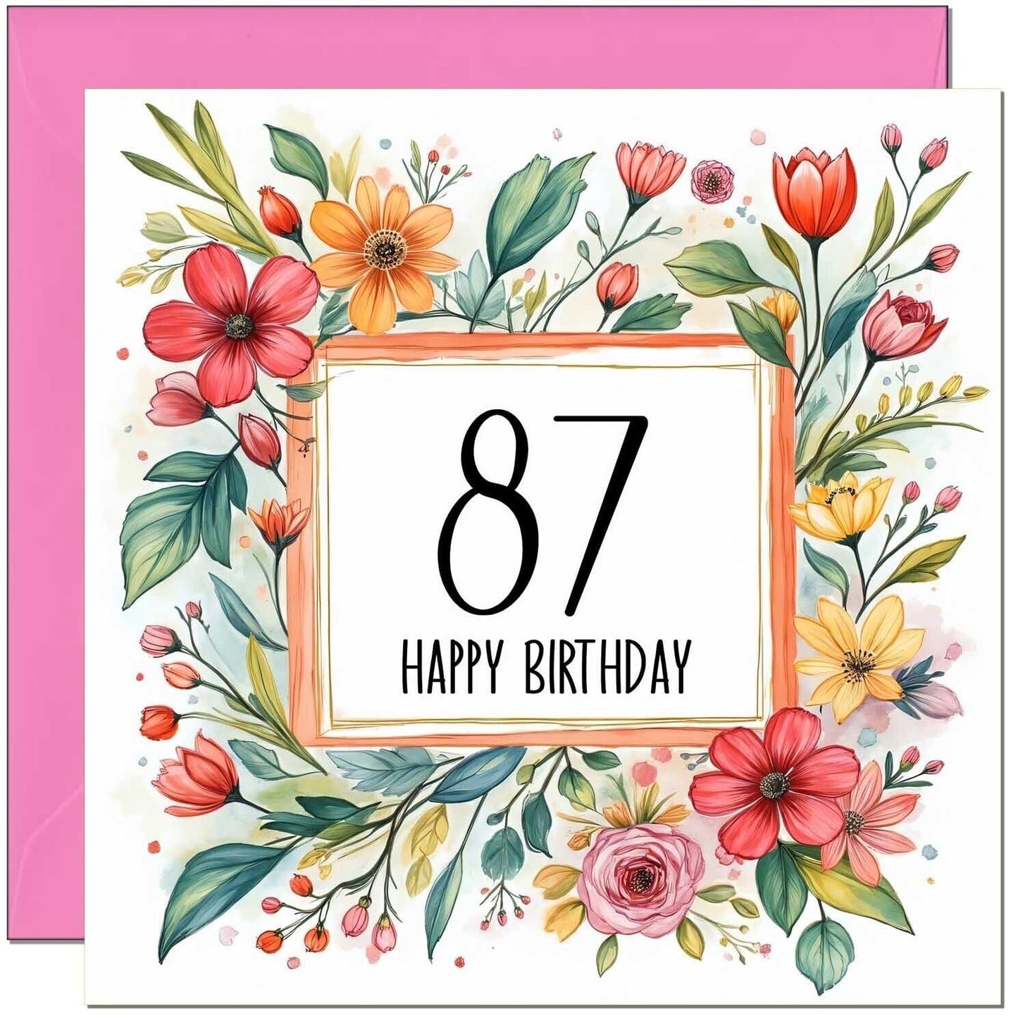 Birthday Card for Women - Any Age - Floral