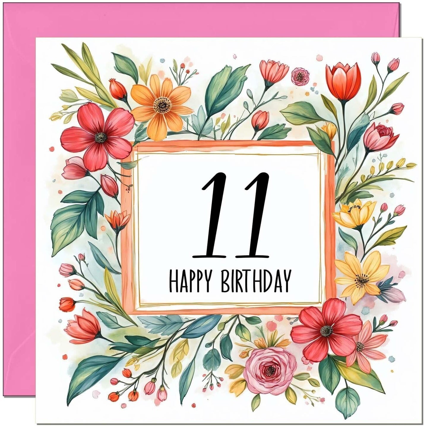 Birthday Card for Women - Any Age - Floral