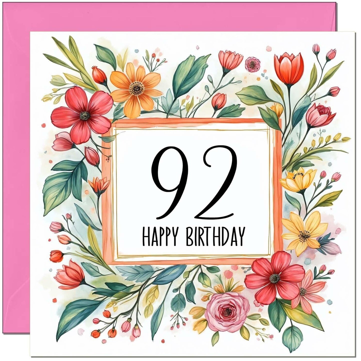Birthday Card for Women - Any Age - Floral