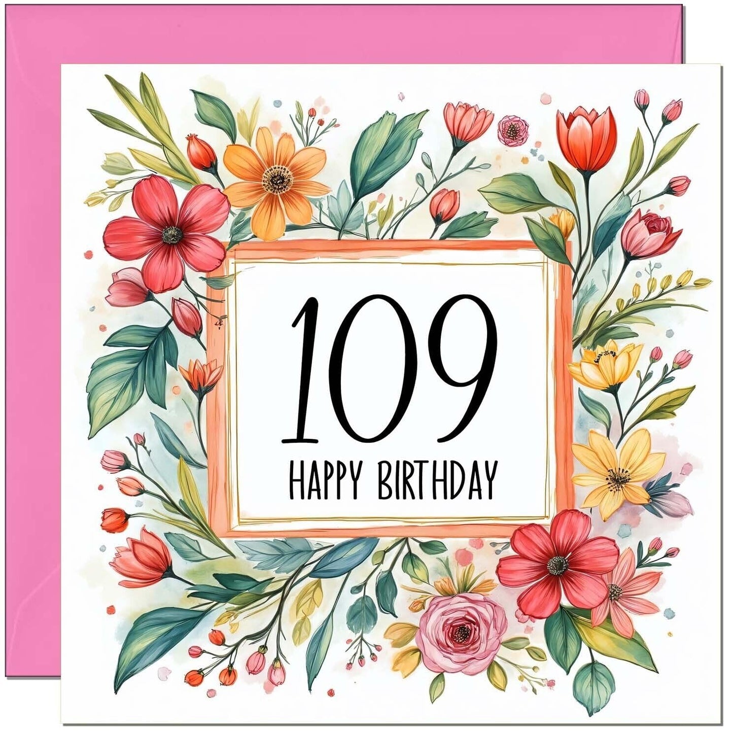 Birthday Card for Women - Any Age - Floral