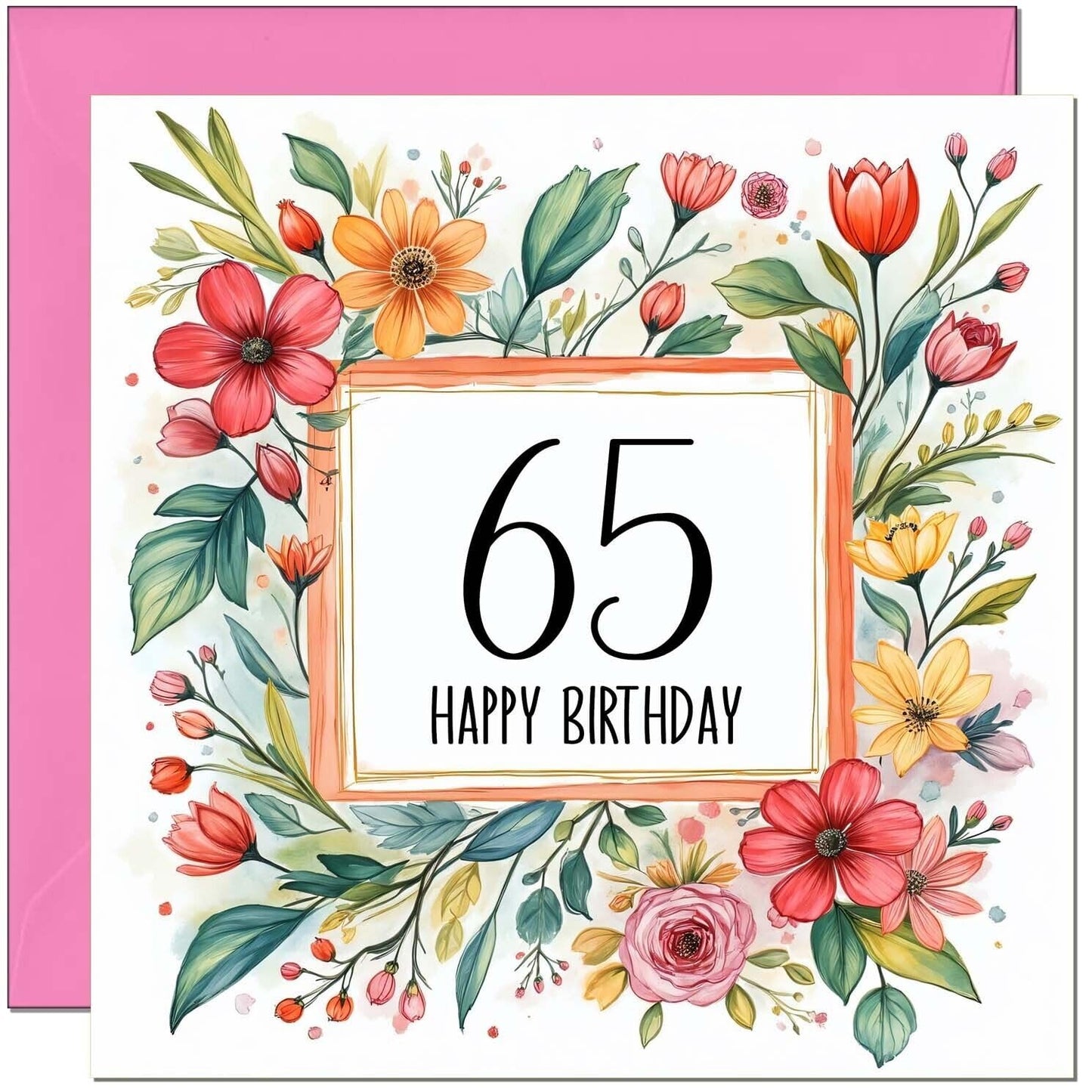Birthday Card for Women - Any Age - Floral