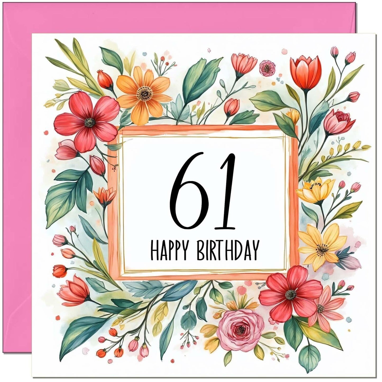 Birthday Card for Women - Any Age - Floral