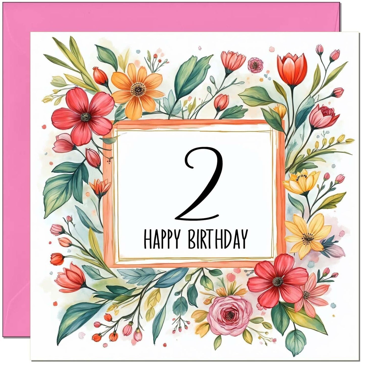 Birthday Card for Women - Any Age - Floral