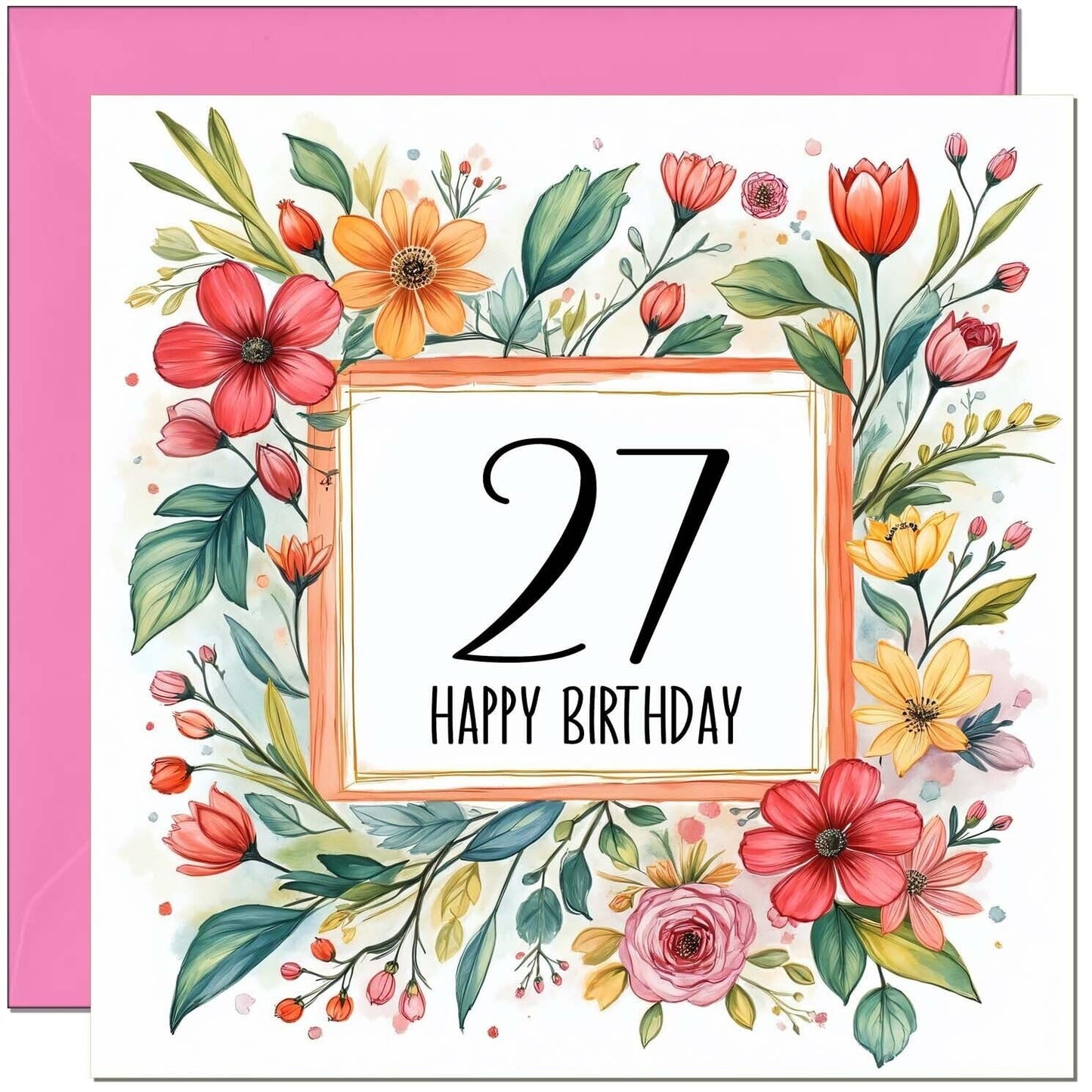 Birthday Card for Women - Any Age - Floral