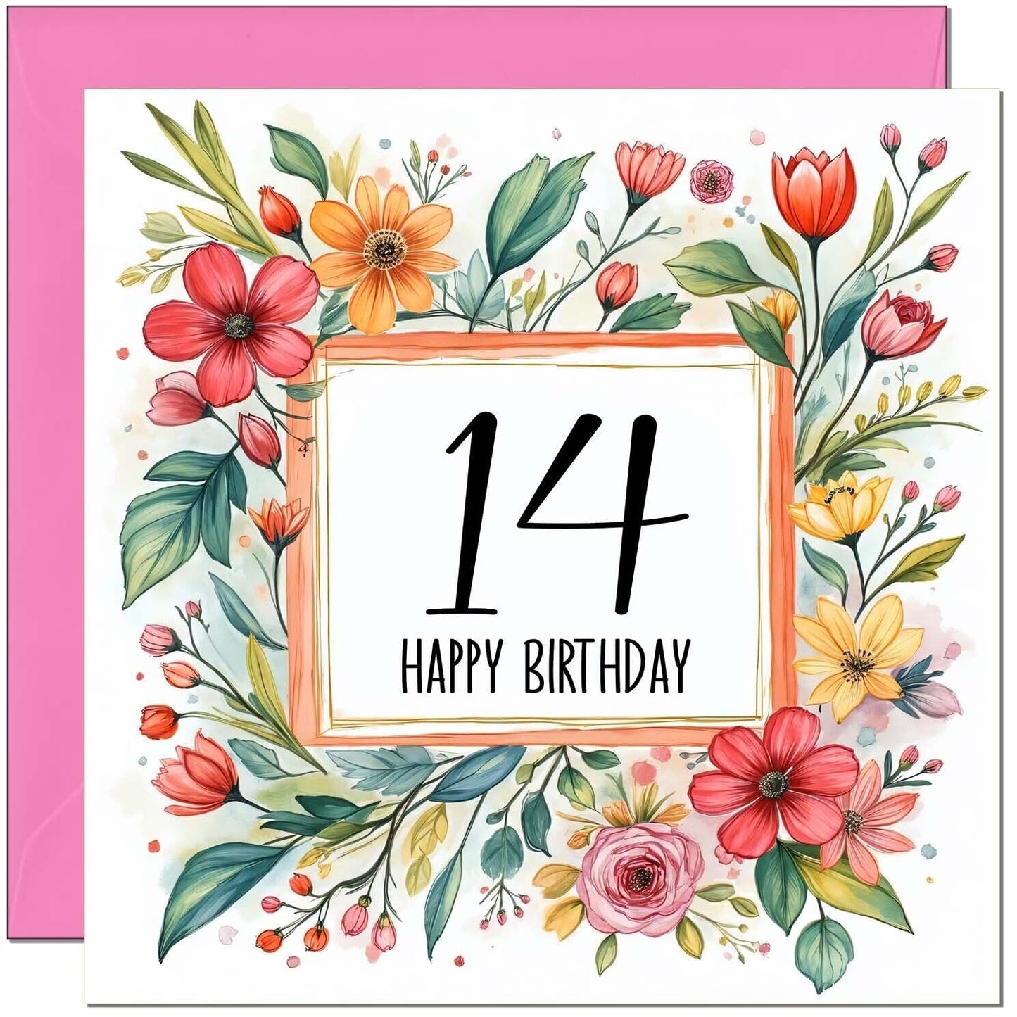 Birthday Card for Women - Any Age - Floral