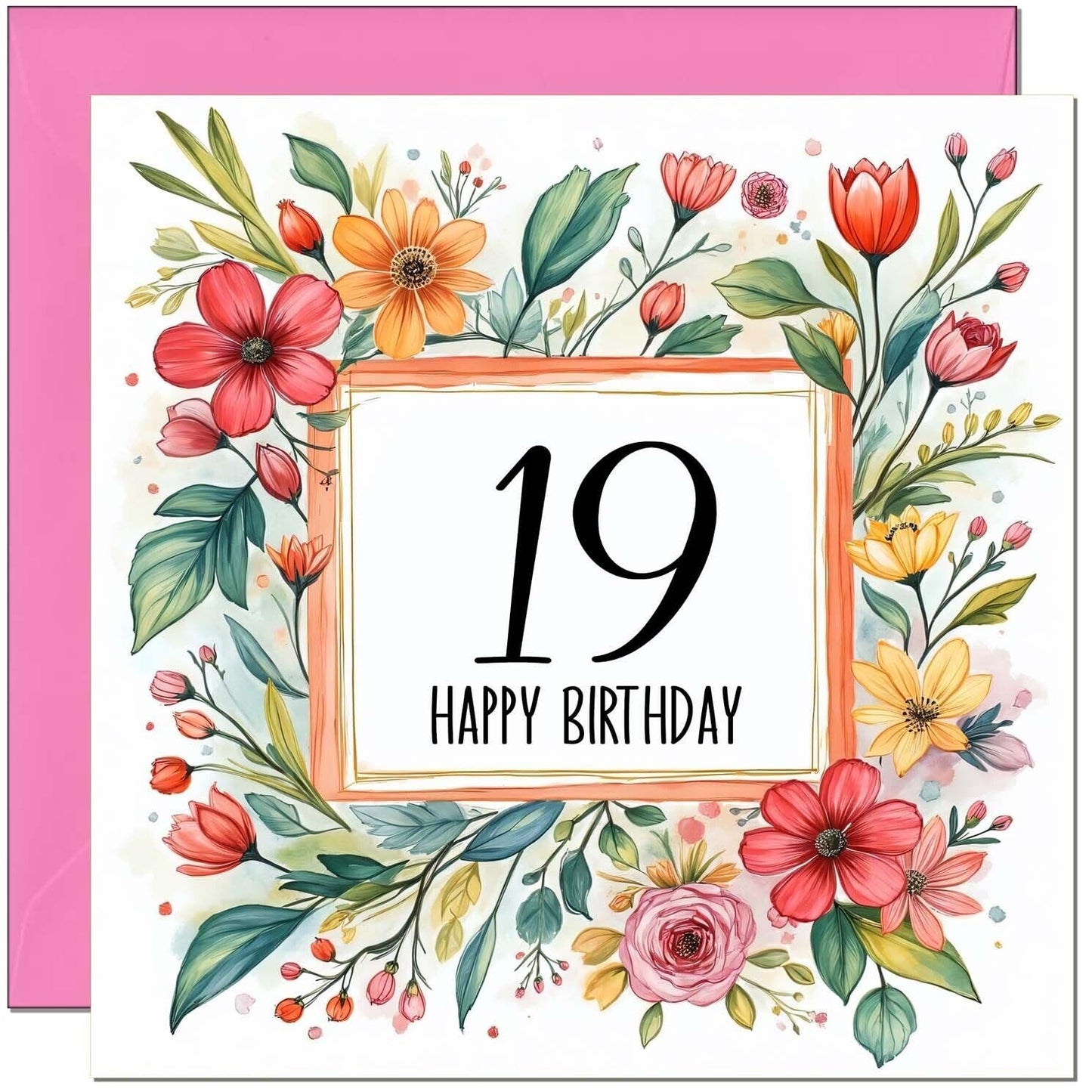 Birthday Card for Women - Any Age - Floral