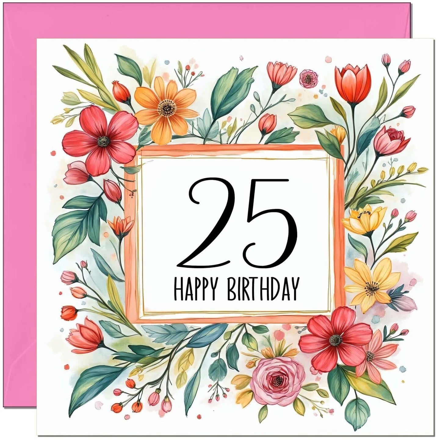 Birthday Card for Women - Any Age - Floral
