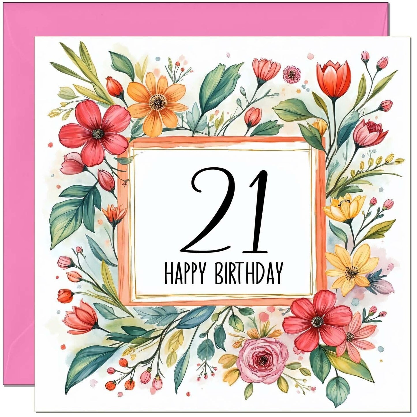 Birthday Card for Women - Any Age - Floral