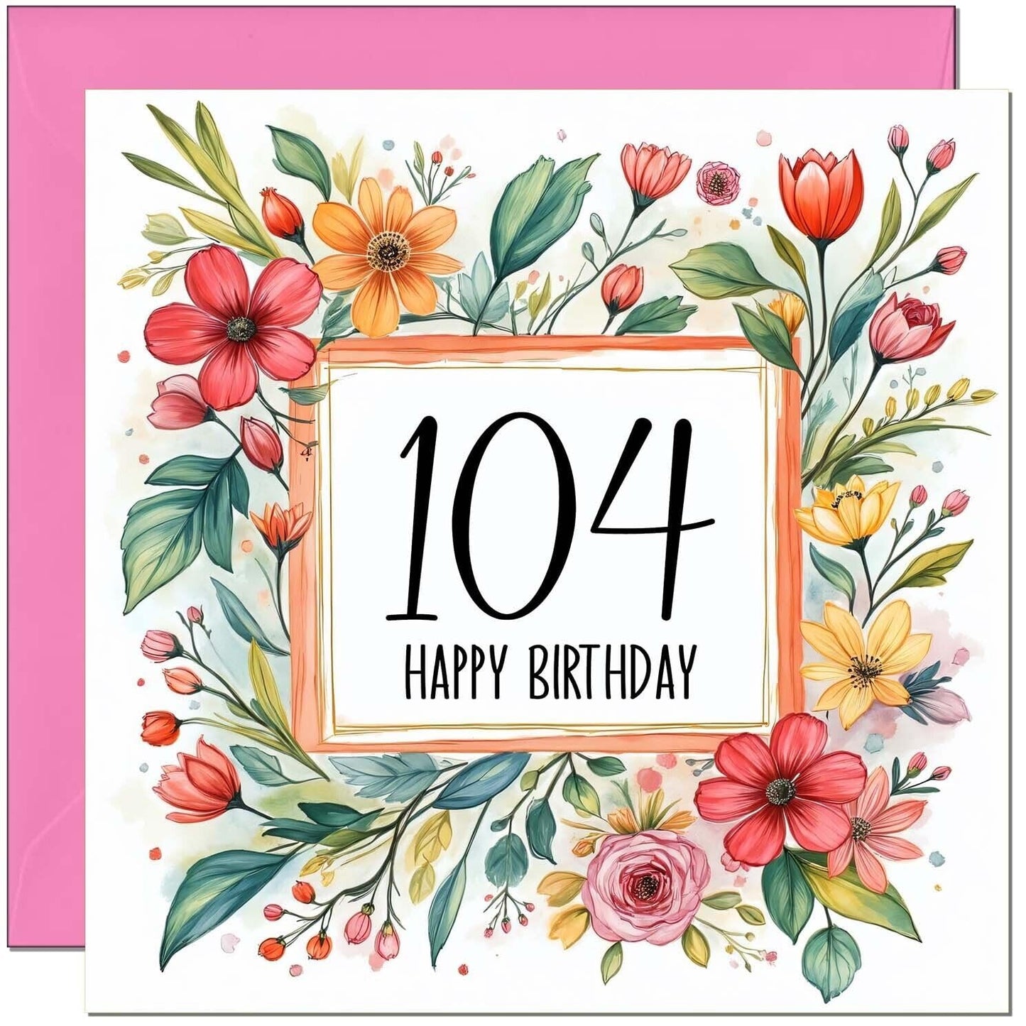 Birthday Card for Women - Any Age - Floral