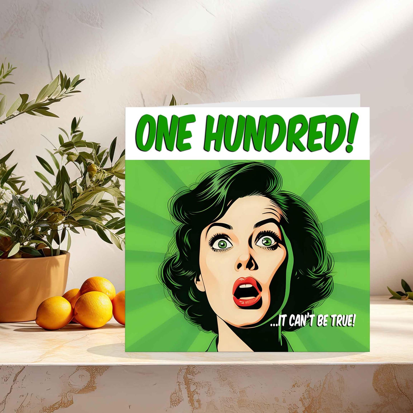 Funny Birthday Card for Women - Ladies Birthday Cards for Friend Retro Comic Mum Years Old Sister Her Nan Aunt Grandma female mom
