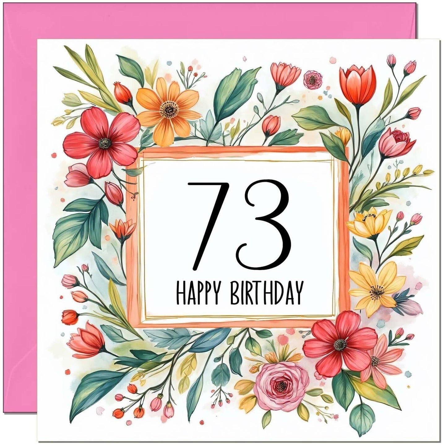 Birthday Card for Women - Any Age - Floral