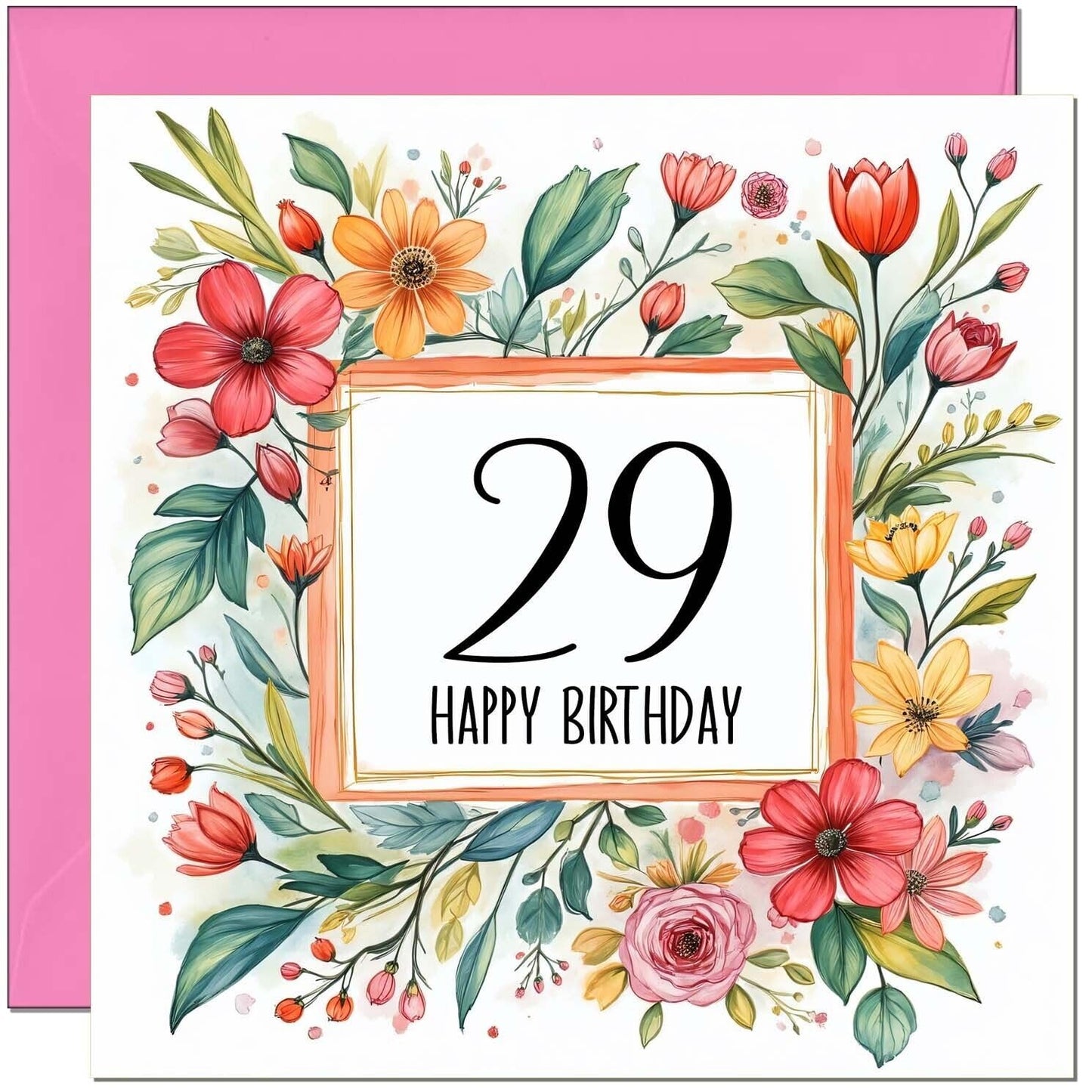 Birthday Card for Women - Any Age - Floral