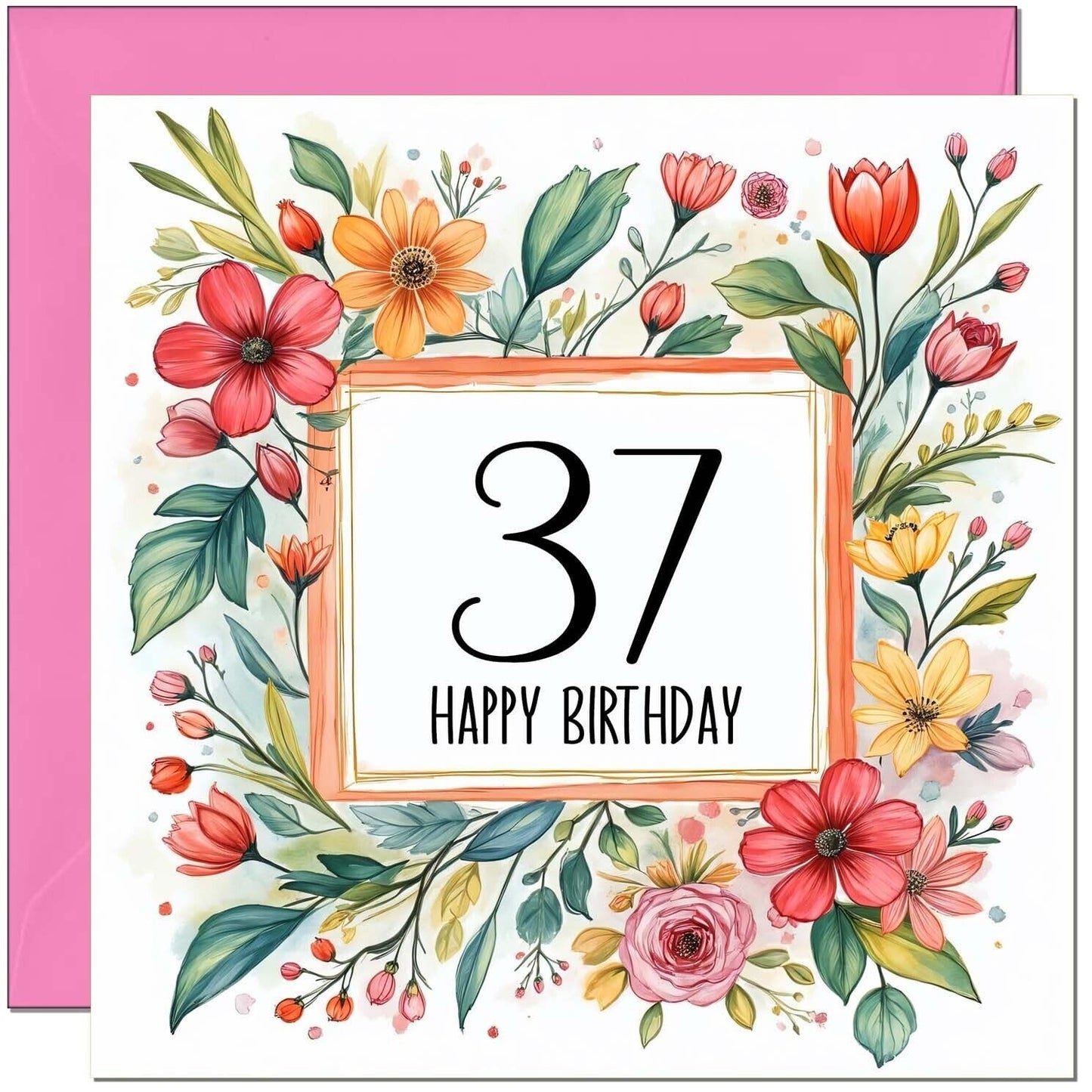 Birthday Card for Women - Any Age - Floral