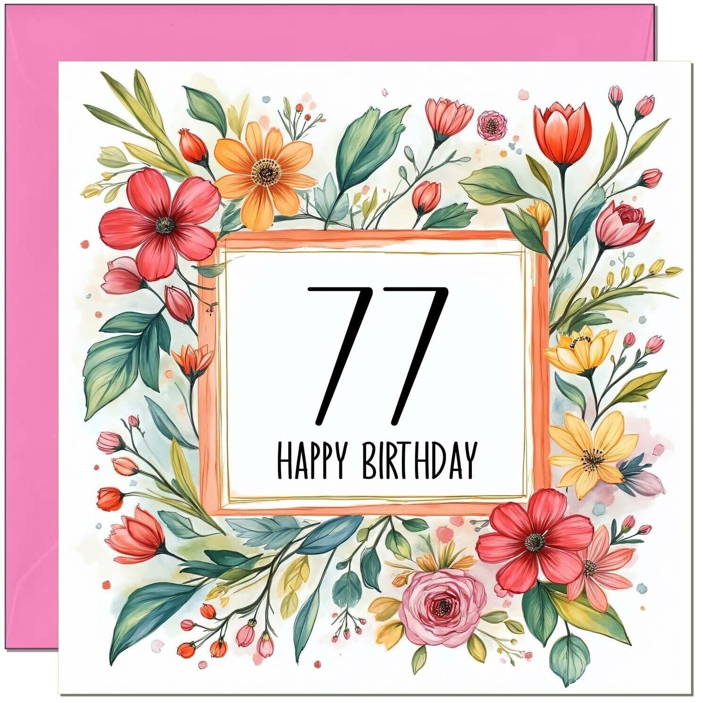 Birthday Card for Women - Any Age - Floral