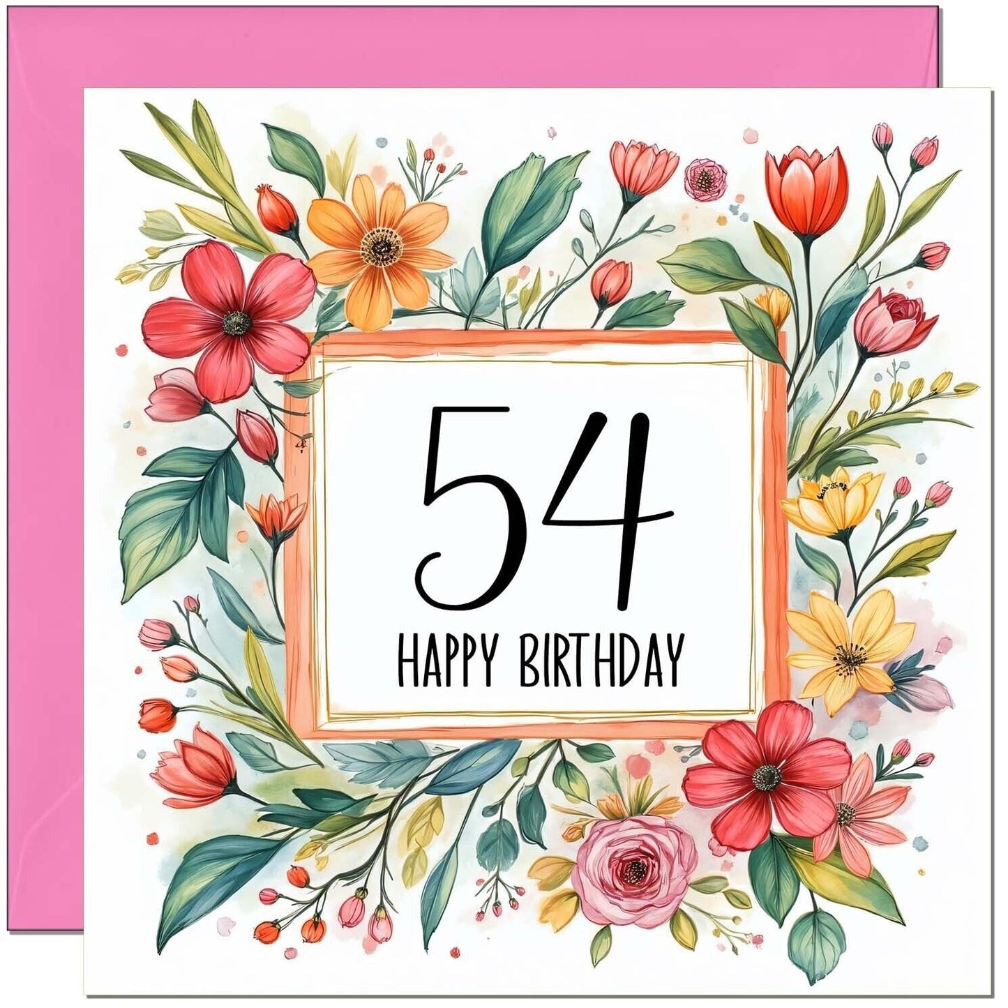 Birthday Card for Women - Any Age - Floral