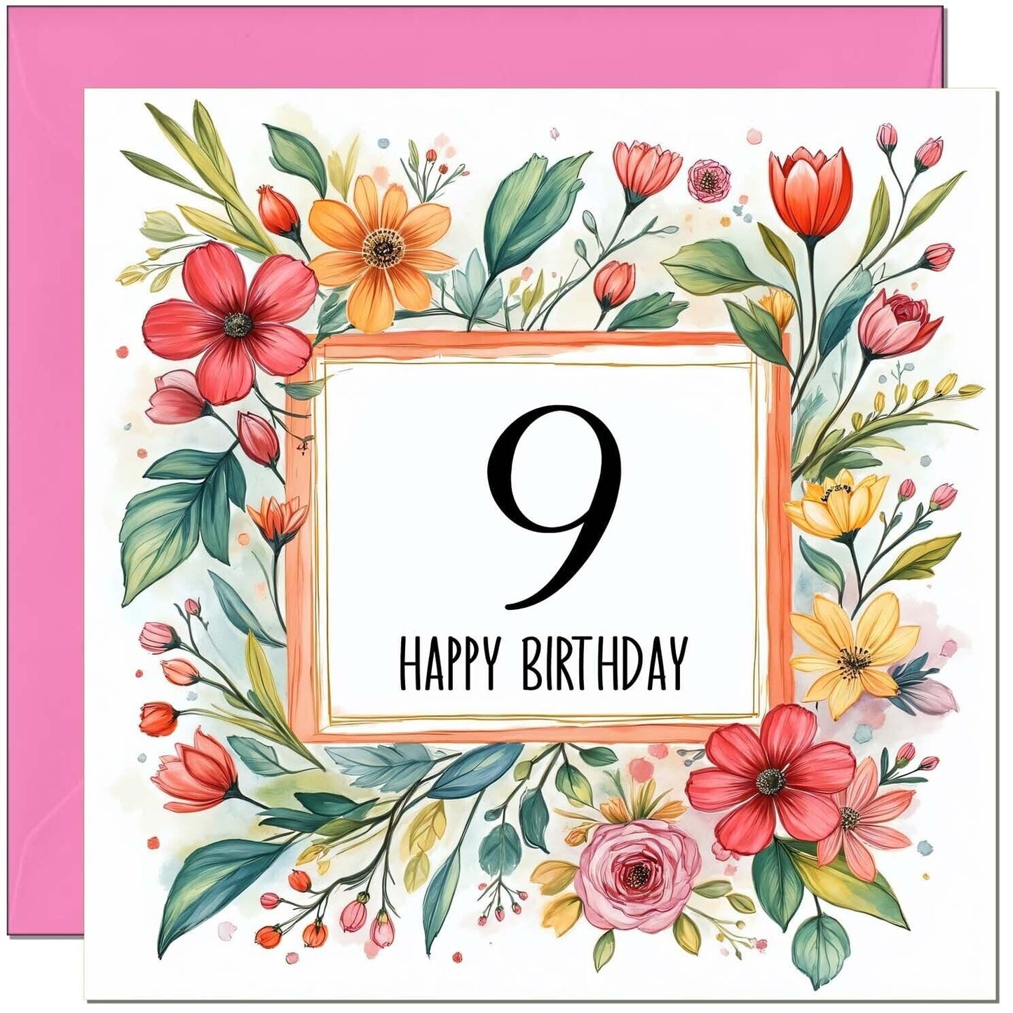 Birthday Card for Women - Any Age - Floral