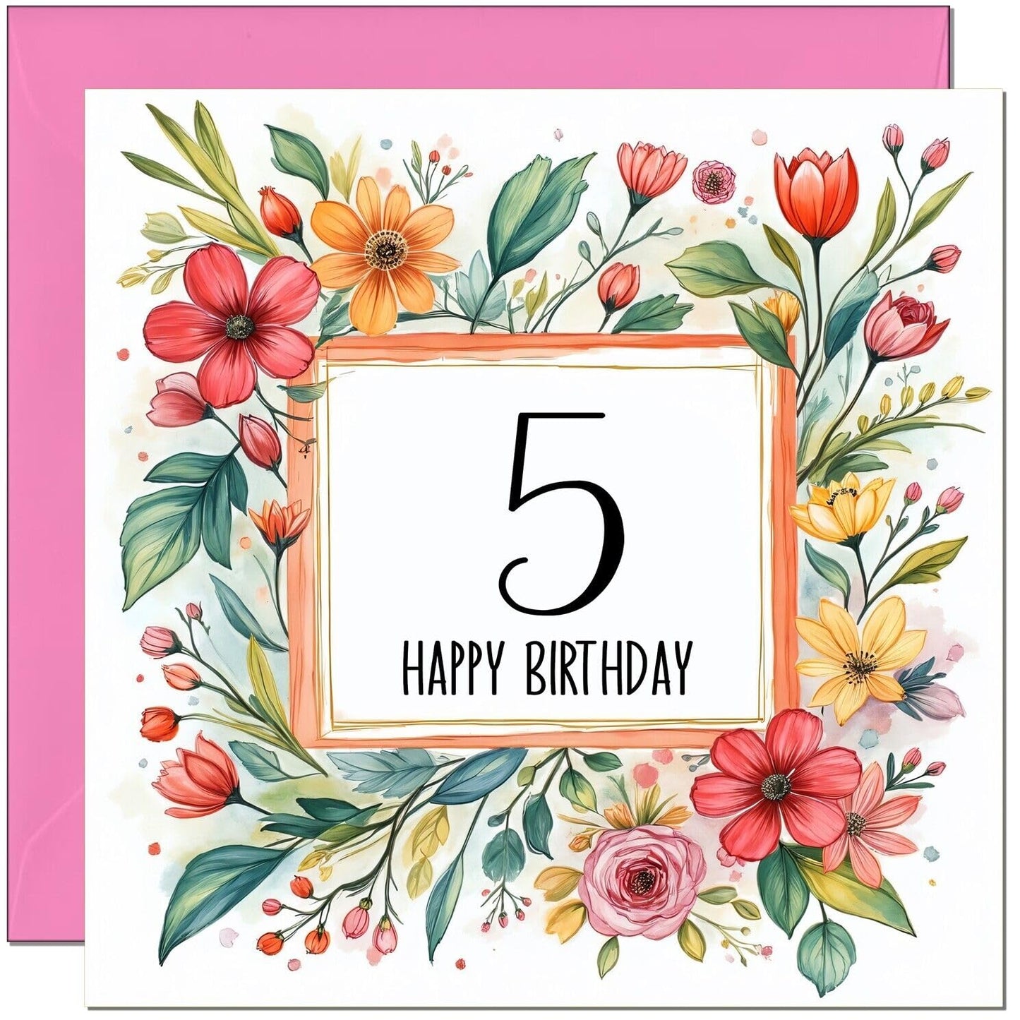 Birthday Card for Women - Any Age - Floral