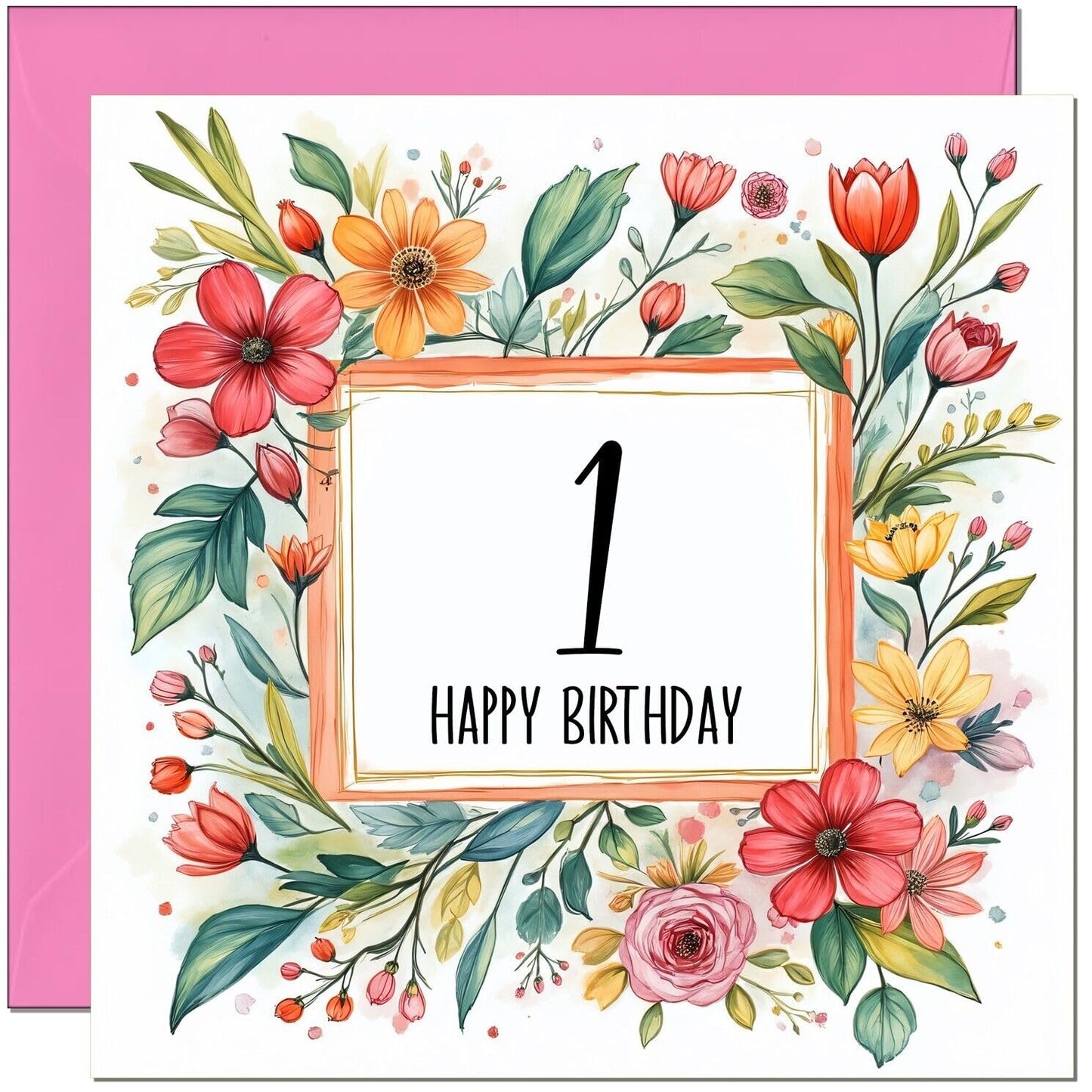 Birthday Card for Women - Any Age - Floral