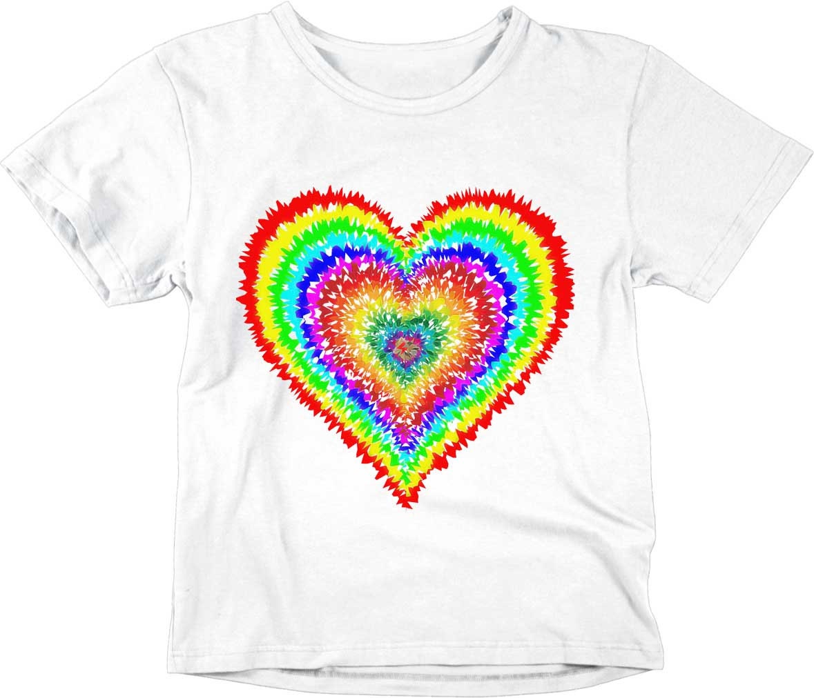 Kids Heart T-Shirt Unisex Childrens - Purple Fox Gifts