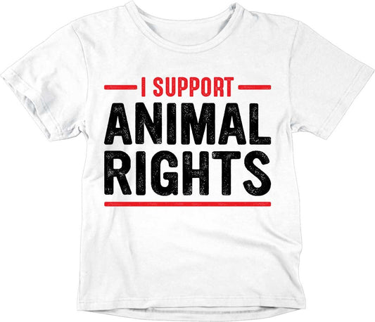 Kids Animal Rights T-Shirt Unisex Boys Girls - Purple Fox Gifts