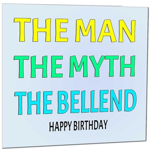 Funny Rude Birthday Card - The B*llend - Funny Offensive birthday Cards for Dad Friend Uncle Brother Joke Novelty Humour