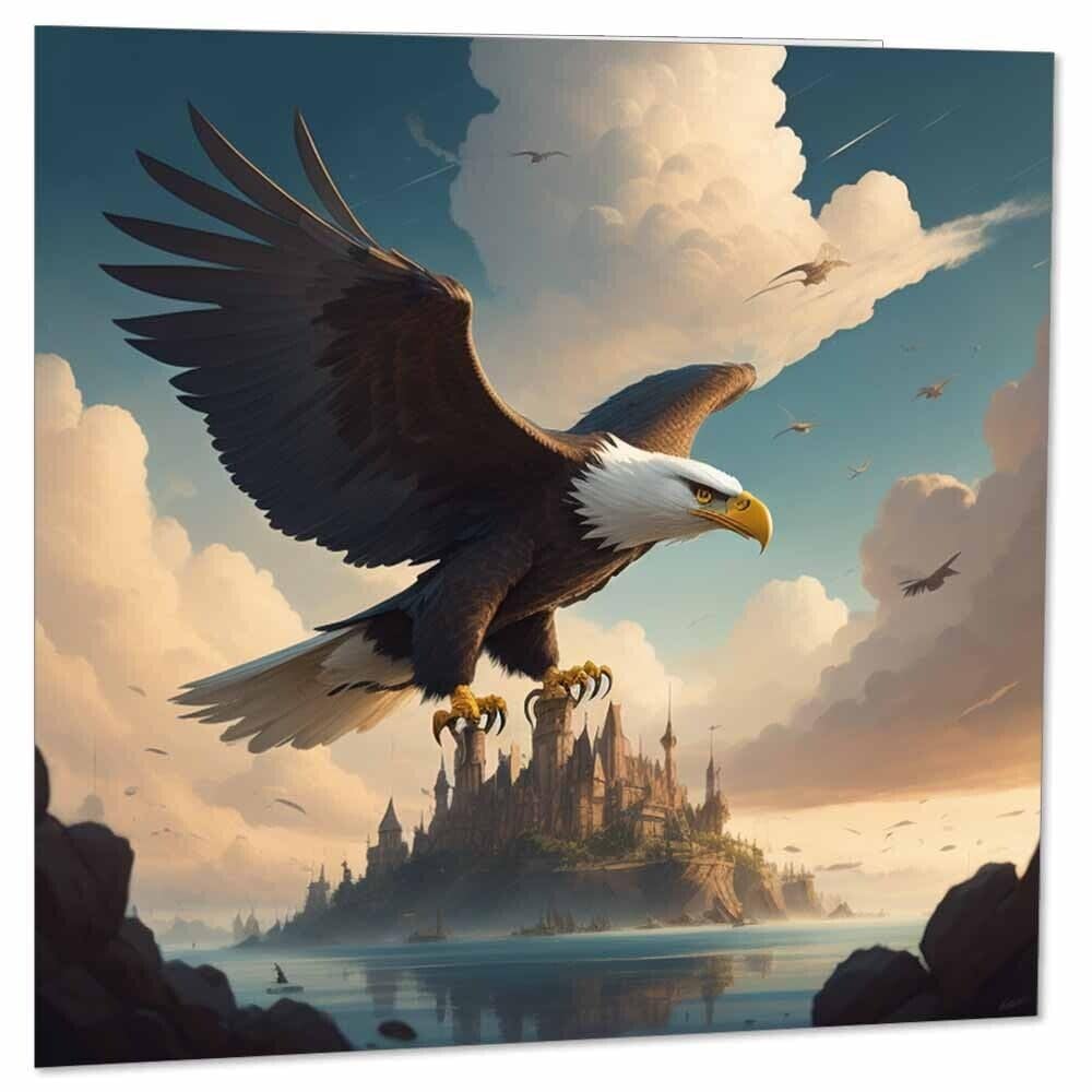 Eagle Greeting Card 145 x 145mm