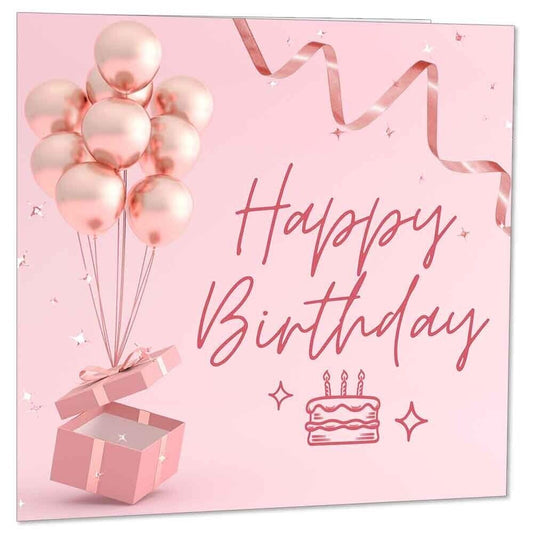 Happy Birthday Card for mum sister daughter Aunt grandma niece 145 x 145mm
