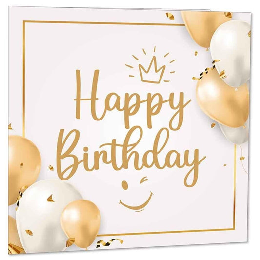 Happy Birthday Card for brother Mum dad sister uncle aunt nephew 145 x 145mm