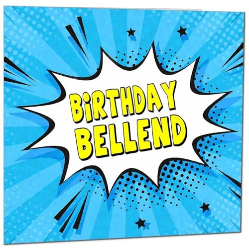 Rude Funny Birthday Card - B*llend - Funny Offensive birthday Cards for Best Friend Dad Uncle Brother Joke Novelty Humour