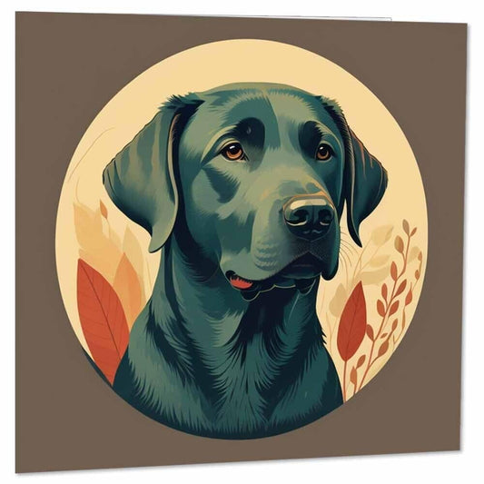 Labrador dog Birthday Cards Greeting Card 145 x 145mm