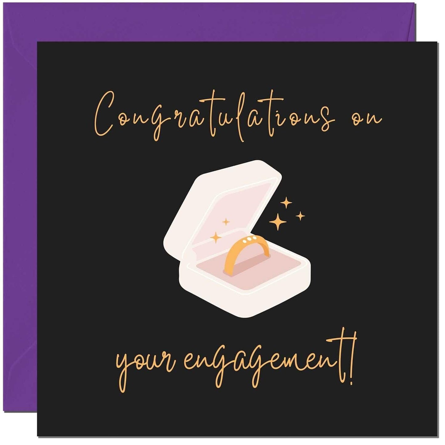 Engagement Congratulations Card 145 x 145mm