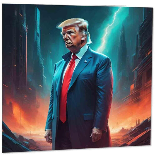 Donald Trump Greeting Card 145mm x 145mm