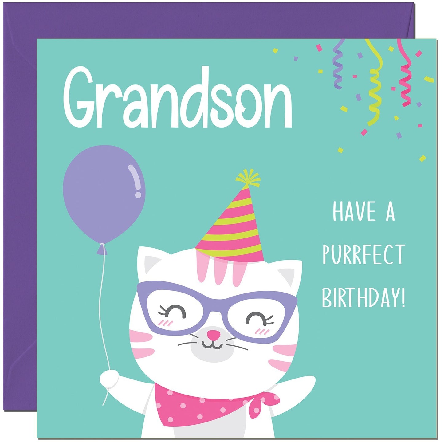 Purrfect Birthday - Kitty Cute Cat