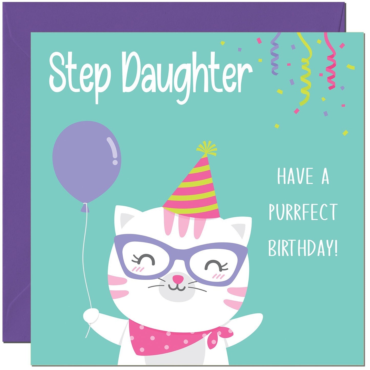 Purrfect Birthday - Kitty Cute Cat